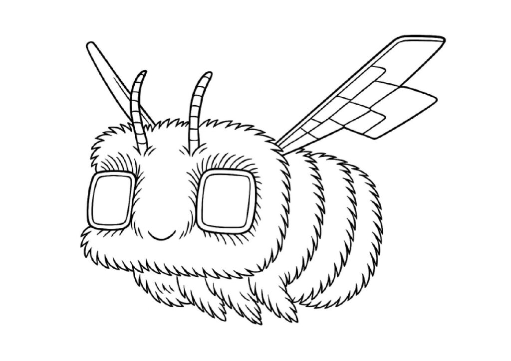 Bee from A Minecraft Movie