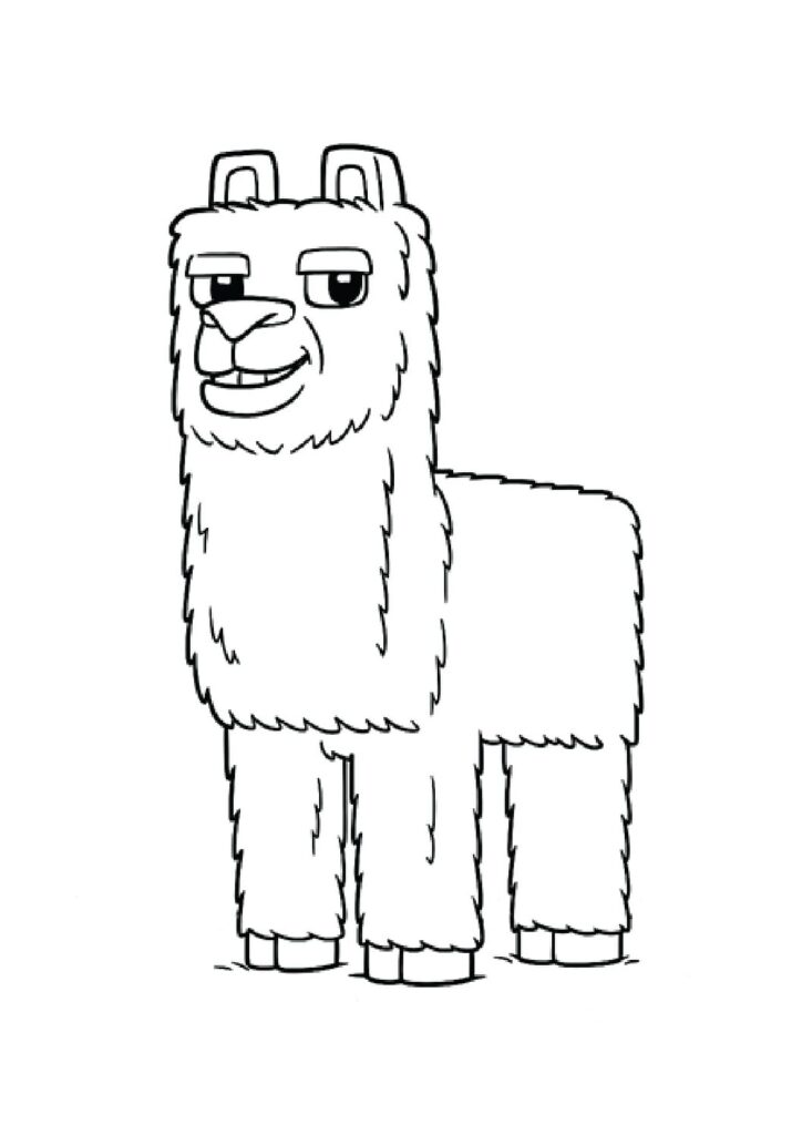 Llama from A Minecraft Movie