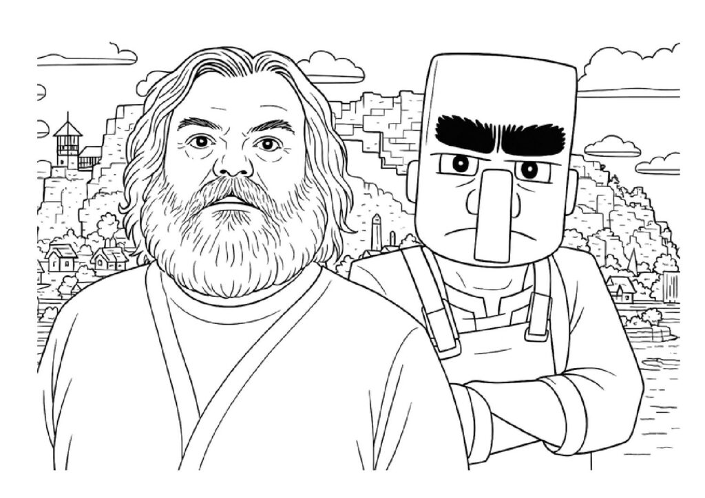 Steve and Villager